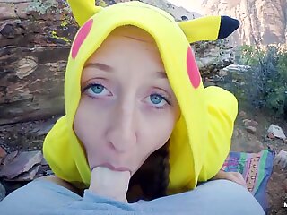 teen, hardcore, outdoor, creampie, blowjob