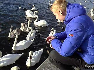 teen, hot, czech, jerking, public